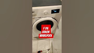 whirlpool F 06 error solved