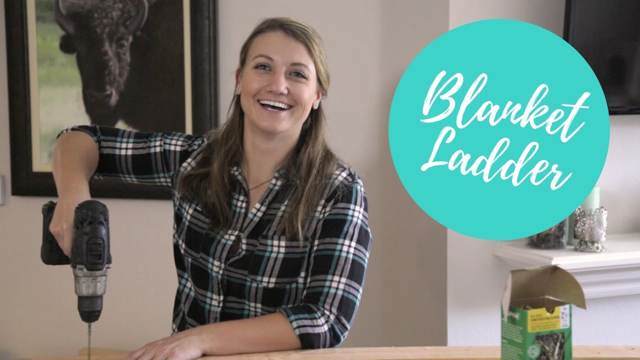 DIY Blanket Ladder YouTube