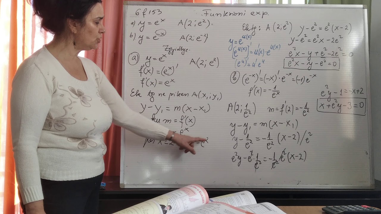 XII Ekuacioni Tangjentes per Funksionin Exp