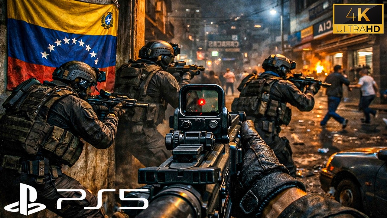 US Delta Force RAID ON VENEZUELA | Ultra Realistic 4K50FPS Call of Duty Gameplay
