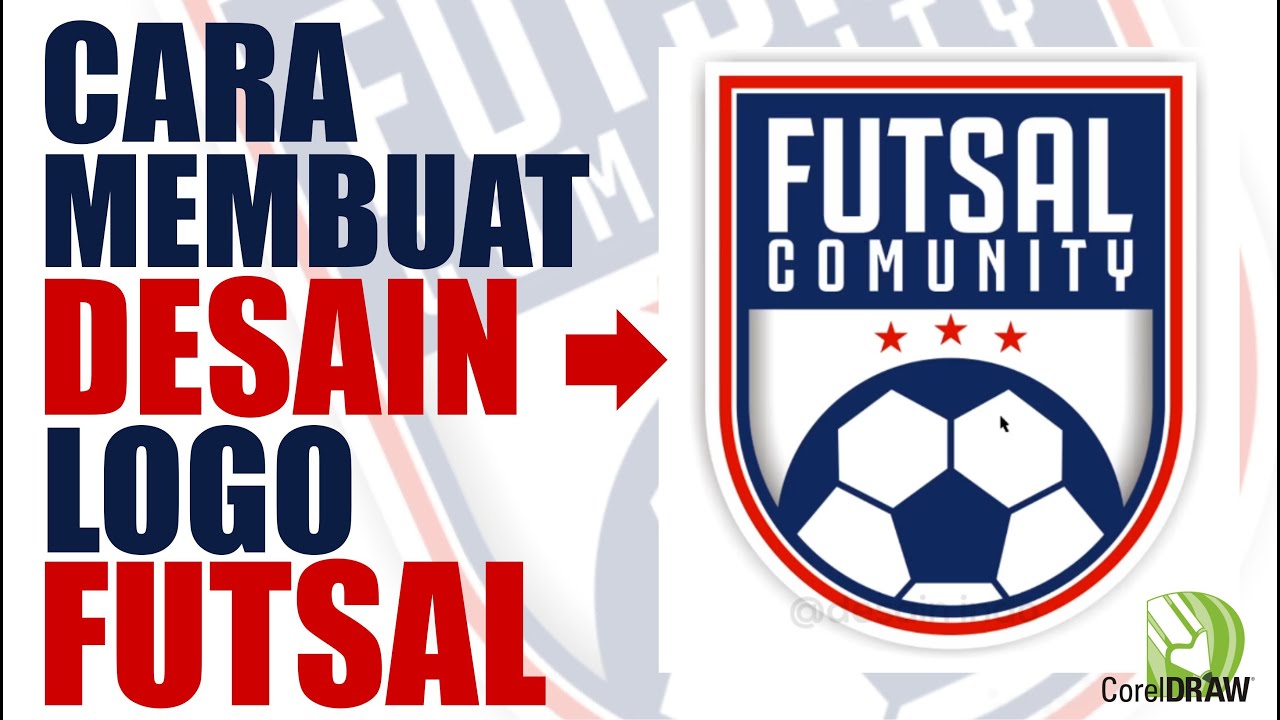 Cara Membuat  Desain  Logo Futsal Menggunakan Coreldraw  16 