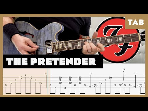 The Pretender Foo Fighters Cover | Guitar Tab | Lesson | Tutorial