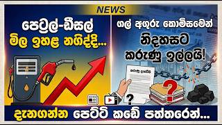 පෙට්‍රල්-ඩීසල් මිල ඉහළ නගිද්දි.. ගල් අගුරු කොමිසමෙන් නිදහසට කරුණු ඉල්ලයි!