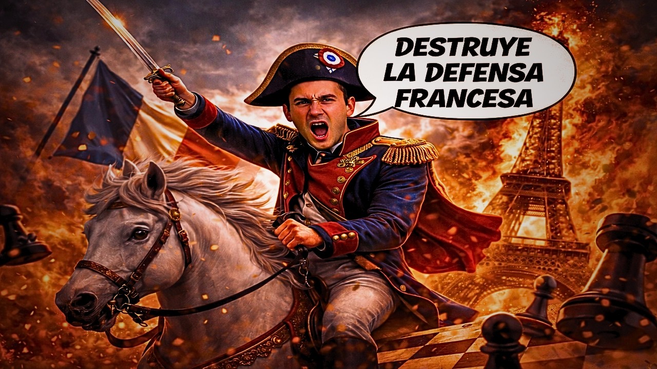 DESTROZA la DEFENSA FRANCESA 1.e6! 🔥 (FÁCIL sin Teoría)