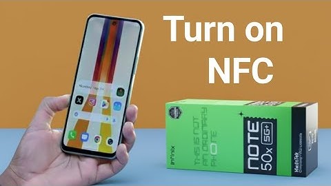 How to turn on NFC feature on Infinix note 50x 5G+ 
