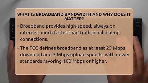What Is Broadband Bandwidth And Why Does It Matter? - Talking Tech Trends
