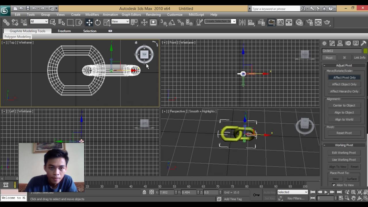 THE TUTORIALS HOW TO CREATE A CHAIN-LINK IN 3DSMAX - YouTube