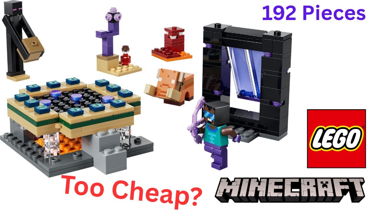 Nether and End Portal Journey Lego Minecraft 2026 Set - Review