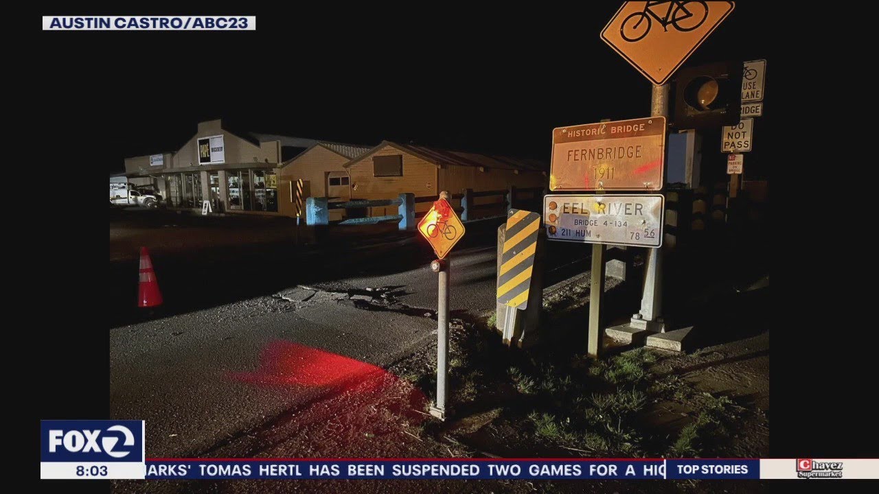 Northern California earthquake buckles road, leaves thousands without ...