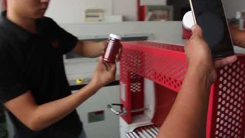 Shrink Wrapper for Running Glass PHARMA Bottles