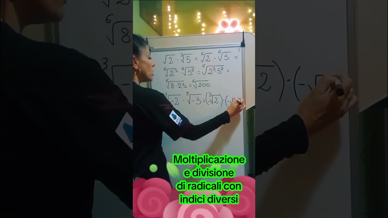Moltiplicazione e divisione di radicali con indici diversi 