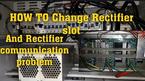 Rectifier Telecom//rectifier back slot change//live record video//and communication prothom slov//