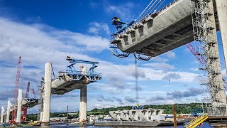 Incredible Heavy Duty Bridge Manufacturing &amp; Installation Process. Amazing Construction Technology