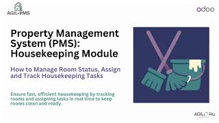 AGIL-PMS Housekeeping module for odoo hotel management screenshot 1