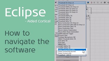 Eclipse: How to navigate the Aided Cortical software