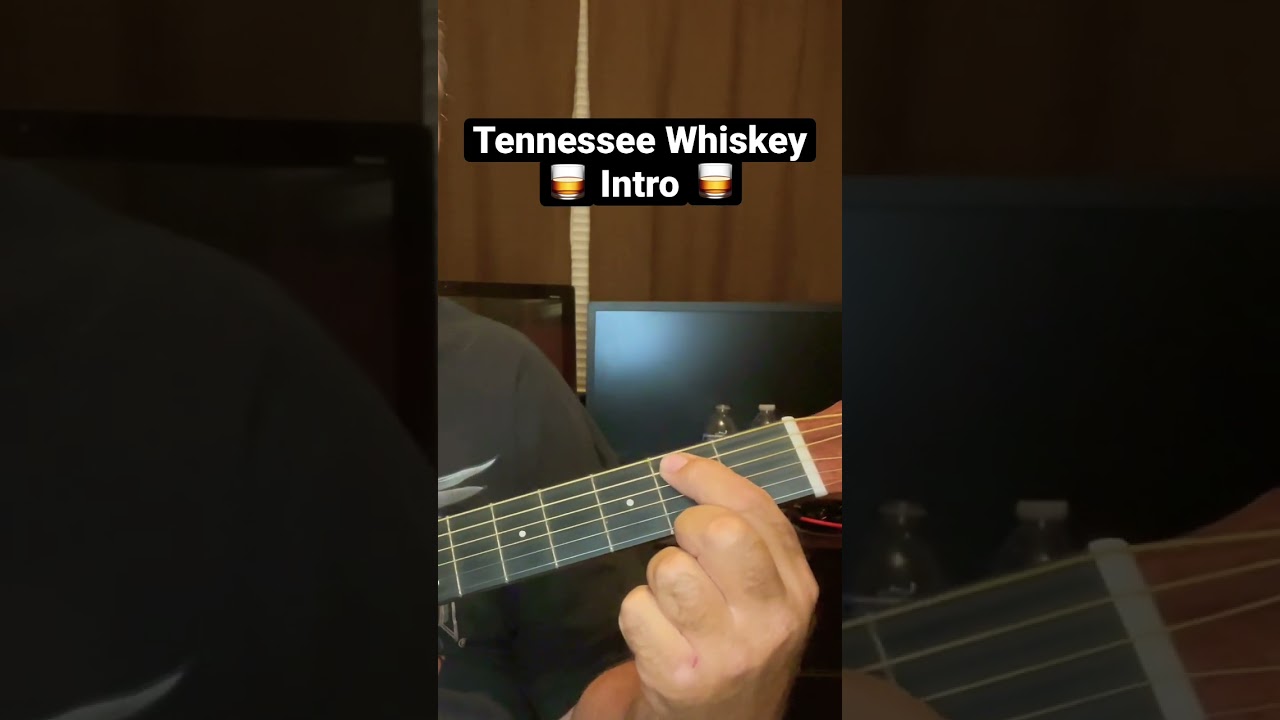 ⁣Tennessee Whiskey “Intro” guitar lessons👇