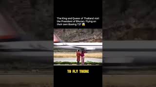 Thailand’s King & Queen Fly a Boeing 737 into One of the World’s Toughest Airports! 👑 #royalfamily