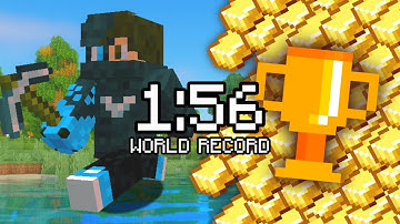 [FWR] Minecraft in 1:56 - Set Seed Speedrun