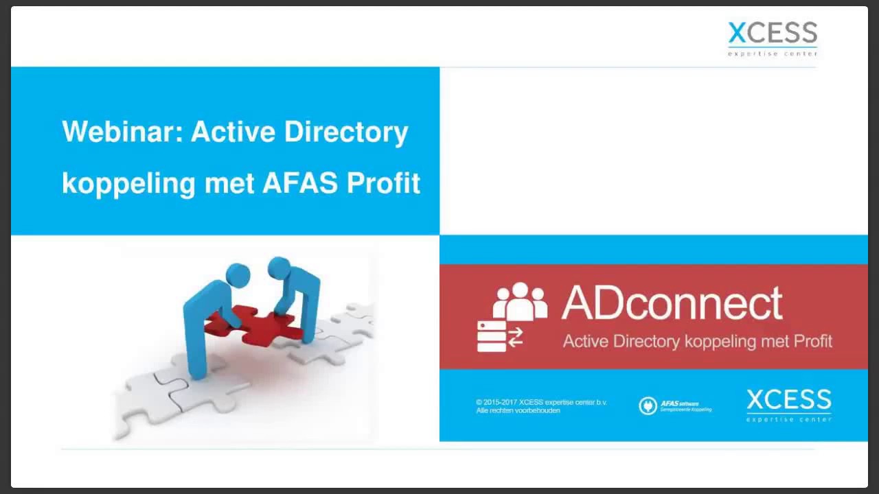 Webinar: Active Directory koppeling met AFAS Profit - YouTube