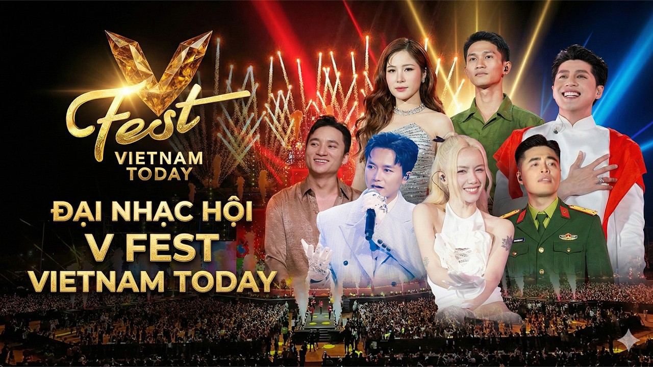 Đại Nhạc Hội V FEST VIETNAM TODAY - Bùi Công Nam, Hương Tràm, Phan Mạnh Quỳnh, VŨ, MAYDAYs,Phương Ly