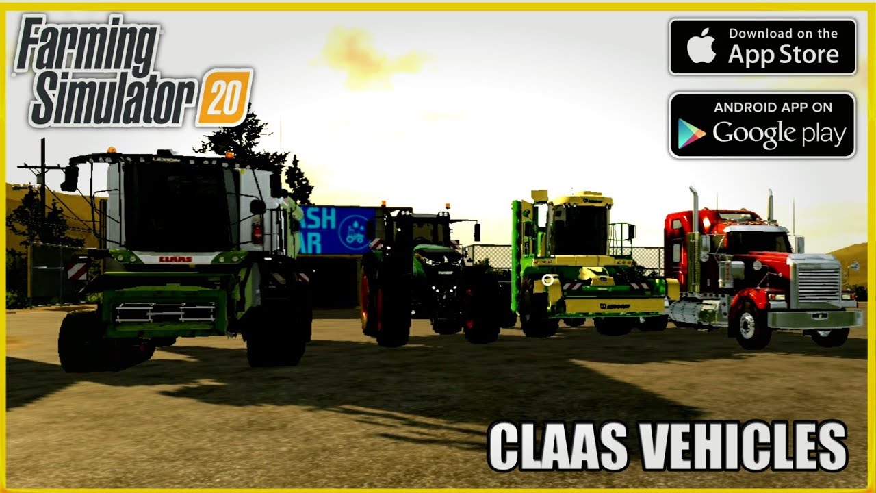 Farming Simulator 20 | Ultra HD Gameplay | Using Claas vehicle only Mod (Android/Ios)