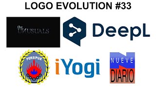 Logo Evolution #33 - The Unusuals, DeepL, Persipur Purwodadi, IYogi, and Nuevediario