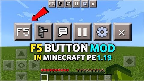 f5 button for Minecraft pe 1.19 | Minecraft f5 button 1.19 | How To Change Camera Angle in One Click