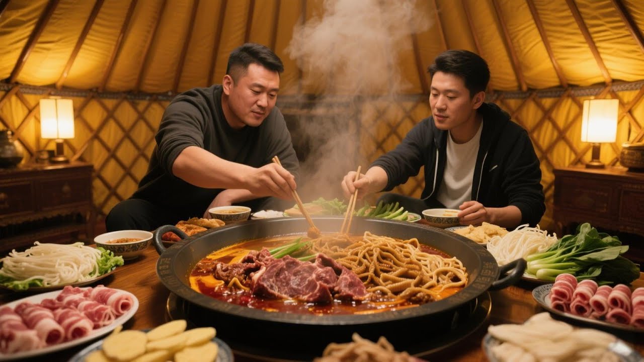 把夜市烟火气，搬进自家客厅！居家地摊火锅，要的就是这份随性的仪式感。【孤独的美食咖】