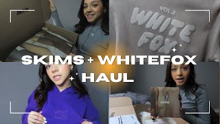 SKIMS + WHITEFOX HAUL! + try on ♡