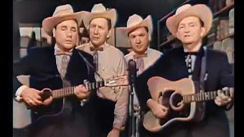 Foggy Mountain Quartet - Are You Washed in the Blood - Earl Scruggs: Guitar COLORISED