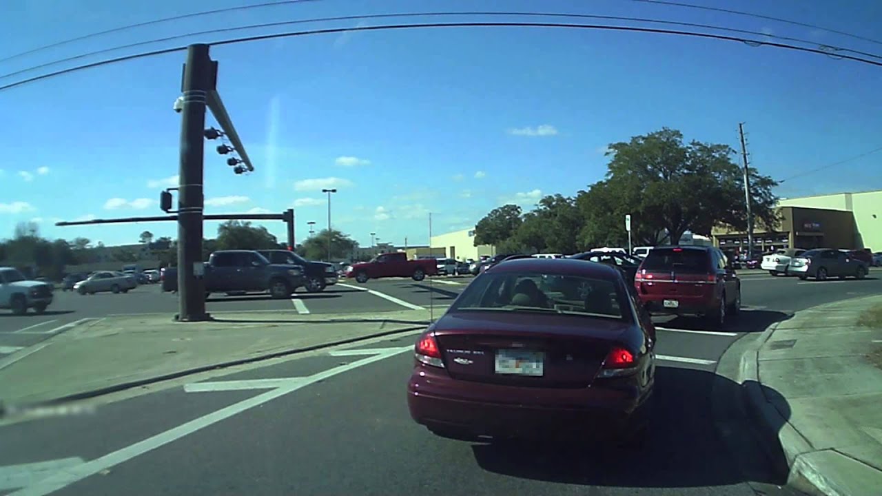 Person in Front of Me Getting Rear Ended at a Stop Light (dashcam ...