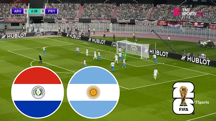 Paraguay vs Argentina 2-1 | FIFA World Cup Qualifiers 2026 | Match Highlight | Video Game Simulation