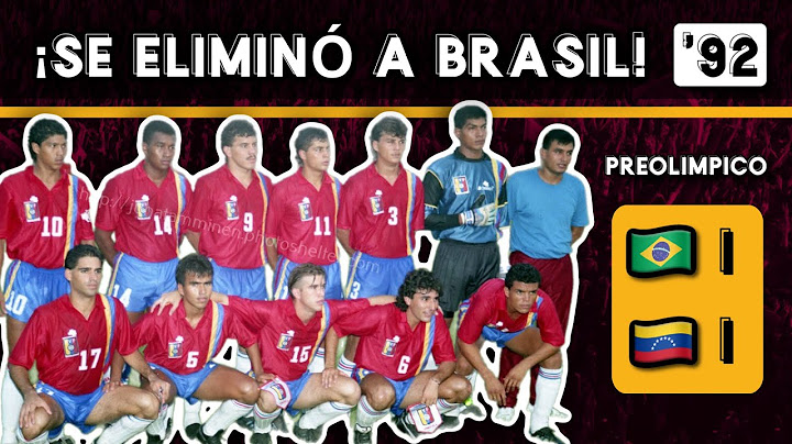 🇧🇷 BRASIL 1-1 VENEZUELA 🇻🇪 | Preolímpico 1992