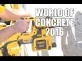 World Of Concrete 2016 - DeWALT D25303DH Dust Extractor for 20V MAX SDS