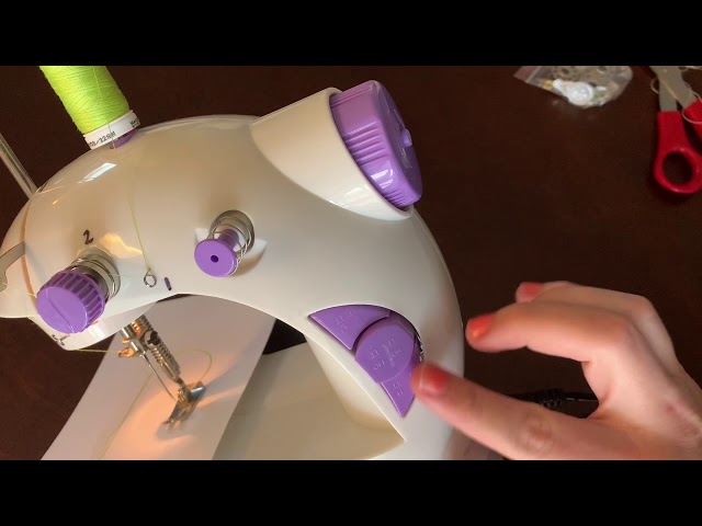 How To Thread MagicFly Mini Sewing Machine 