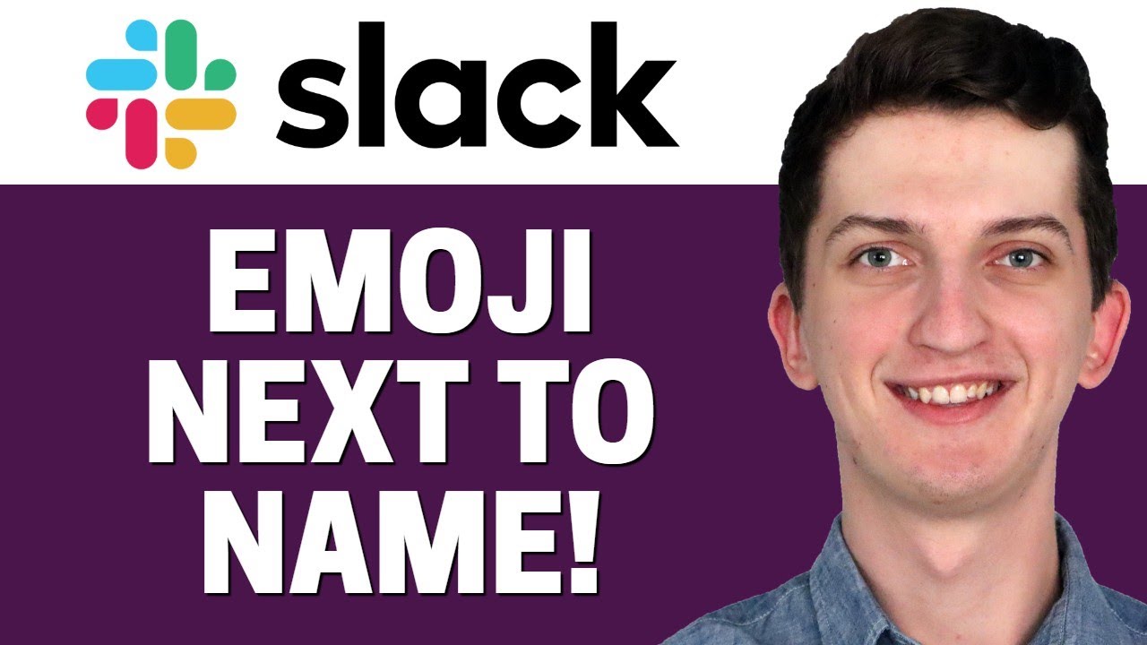 How To Add Emoji Next To Name In Slack - YouTube