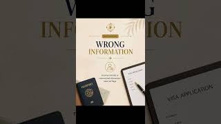 Visa rejected? Avoid these 3 mistakes before applying. #shorts #visaassistance #globaltravel