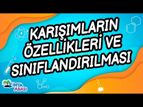 H1 - KARIŞIMLARIN ÖZELLİKLERİ VE SINIFLANDIRILMASI