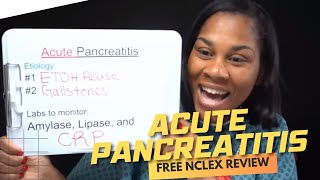 Acute Pancreatitis Live NCLEX Review | Free 7-Day NCLEX Challenge