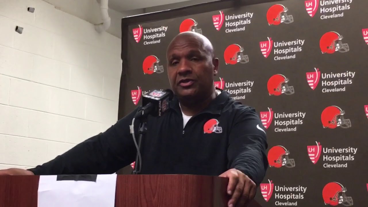 Browns coach Hue Jackson YouTube