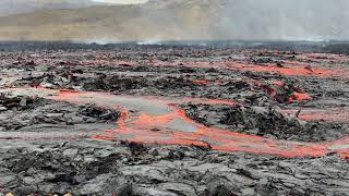 Fagradalsfjall lava flows Aug. 6, 2021