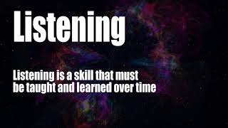 Importance of Listening