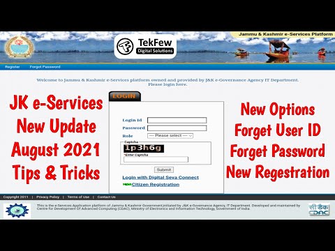 JK e-Services New Update 2021 - New Way To Apply Domicile Certificate Online - Tips And Tricks