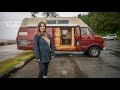 Solo female vanlife  restoring old camper with unique budget build