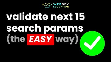 Simple way to validate search params in Next 15