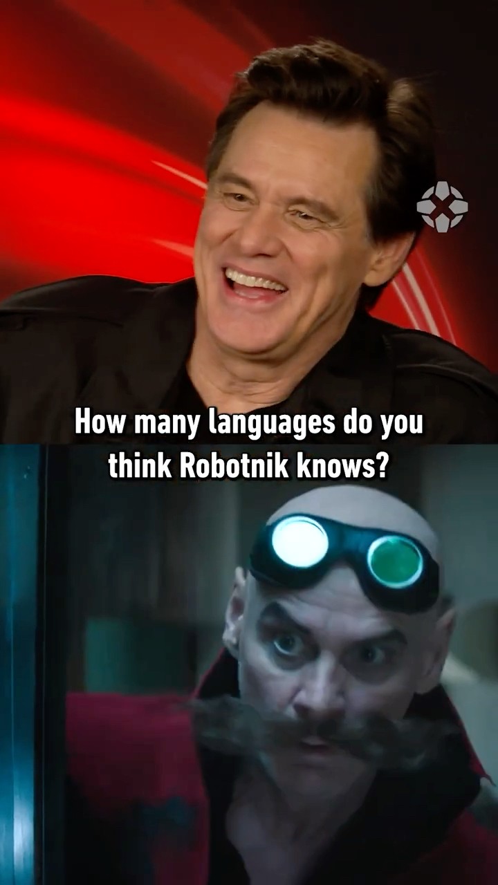 Jim Carrey wants Robotnik to speak more languages #SonicMovie3