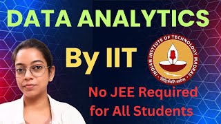 “ Data Analytics Course from IIT || No JEE Complete Step by Step Guide || Admission information