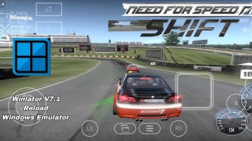 Need for Speed: Shift Gameplay (HD) Winlator Emulator Android Windows Emulator 7.1 (RELOAD)