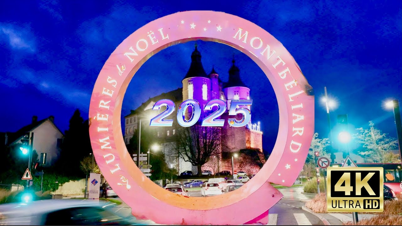 Lumières de Noël 2025 à Montbéliard