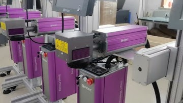 CYCJET LF30F Fly Laser  Printer Laser Coding Machine Fiber Laser Marking Machine CO2 Laser Engraver